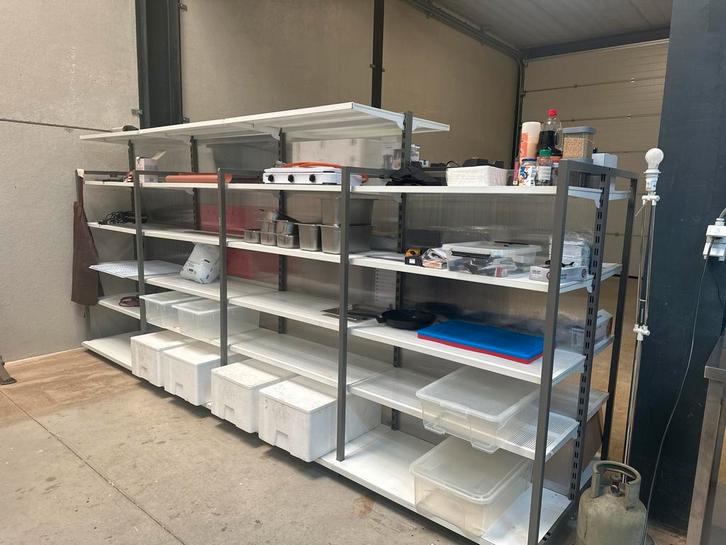 RVS Stellingen, Huis en Inrichting, Kasten | Stellingkasten, Gebruikt, Ophalen of Verzenden