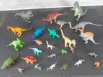 Veel DINO'S dinosaurus 25 stuks + dino auto met frictie, Ophalen of Verzenden, Zo goed als nieuw