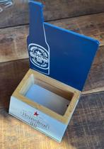 Heineken display metaal hout kunsstof 25x14x12,5 cm, Verzamelen, Biermerken, Ophalen of Verzenden, Zo goed als nieuw, Reclamebord, Plaat of Schild