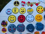 Stoffen Emblemen Applicaties - Diverse Designs smiley, Ophalen of Verzenden, Nieuw, Overige applicaties