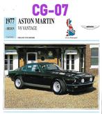 Cg7 autokaart aston martin v8 vantage ( 1977), Ophalen of Verzenden, Zo goed als nieuw