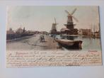 Rotterdam Overschie Molen 1900, Verzamelen, Ansichtkaarten | Nederland, Ophalen of Verzenden, Voor 1920, Gelopen, Zuid-Holland