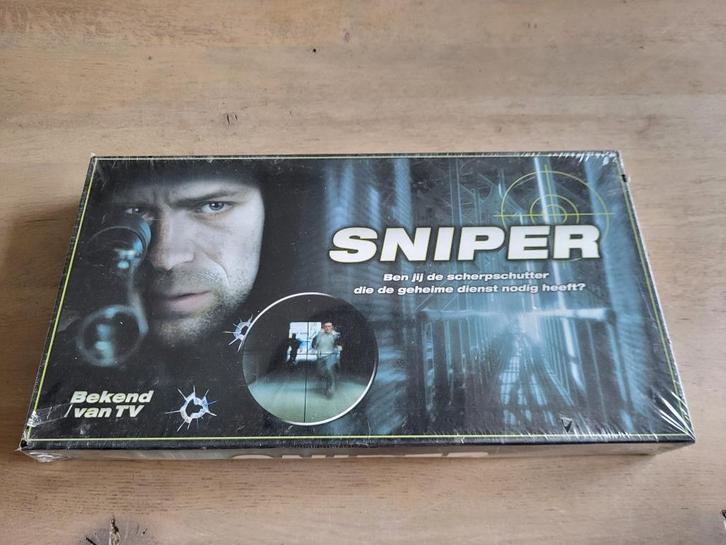 spel Sniper nog nieuw in doos, Hobby en Vrije tijd, Gezelschapsspellen | Bordspellen, Zo goed als nieuw, Een of twee spelers, Drie of vier spelers