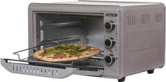 60% KORTING -- NIEUWE SWISS PRO+ ELEKTRISCHE OVERN 1500W 35L, Witgoed en Apparatuur, Ovens, Nieuw, Vrijstaand, Oven met grill