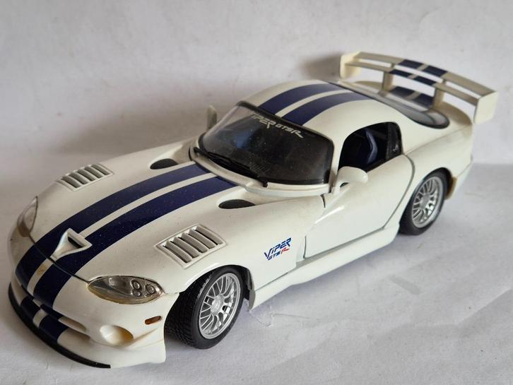 Dodge Viper GTS-R Modelauto 1 op 18, Hobby en Vrije tijd, Modelauto's | 1:18, Zo goed als nieuw, Auto, Bburago, Ophalen of Verzenden