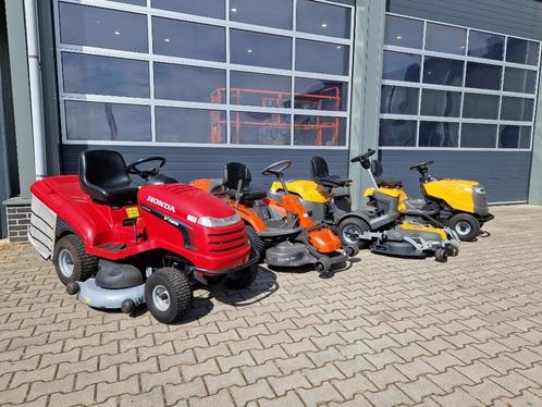 Diverse zitmaaiers, Stiga, Husqvarna, Honda, Tuin en Terras, Zitmaaiers, Gebruikt, 90 tot 120 cm, Ophalen