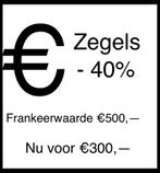 Postzegels tenwaarde van €500,- nu voor €300,- 40% korting, Postzegels en Munten, Postzegels | Nederland, Na 1940, Ophalen of Verzenden