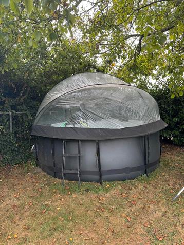 Zwembad met overkapping ø 360 cm beschikbaar voor biedingen