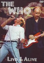 dvd The Who - Live & Alive, Cd's en Dvd's, Dvd's | Muziek en Concerten, Alle leeftijden, Ophalen of Verzenden, Zo goed als nieuw