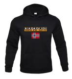 Napapijri hoodie, Zwart, Ophalen of Verzenden, Napapijri, Maat 56/58 (XL)