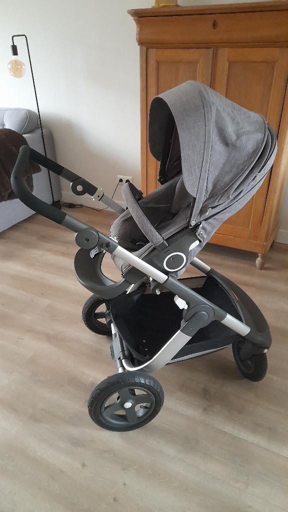 Stokke Kinderwagen, Kinderen en Baby's, Kinderwagens en Combinaties, Gebruikt, Verstelbare duwstang, Combiwagen, Ophalen