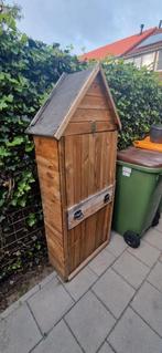 Houten Tuinhuisje / Opbergkast, Gebruikt, Minder dan 200 cm, Zonder ramen, Hout