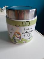 voorraadbus, keramiek met doorzichtig deksel, zgan, Overige materialen, Overige typen, Ophalen of Verzenden, Zo goed als nieuw