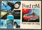 1966 grote oude reclame folder  FORD 17M, Zo goed als nieuw, Ford, Verzenden