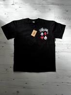 Stüssy Playing Cards Graphic T-Shirt - Size M, Ophalen of Verzenden, Nieuw, Maat 48/50 (M), Zwart