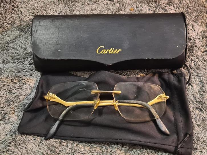Cartier Bril CT0120OA 001 Orgineel 100 % Bijna Nieuw, Sieraden, Tassen en Uiterlijk, Zonnebrillen en Brillen | Dames, Zo goed als nieuw