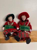 Vintage Dickens Kerst Carrolers Moeder & Dochter, Diversen, Kerst, Ophalen of Verzenden