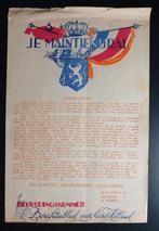 Je Maintiendrai Bevrijdingsnummer nummer 42 4/5 mei 1945, Verzenden, Overige soorten, X, Nederland