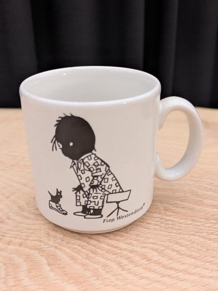 Dè Jip en Janneke mok beker Sinterklaas! Fiep Westendorp!, Huis en Inrichting, Keuken | Servies, Zo goed als nieuw, Kop(pen) en/of Schotel(s)