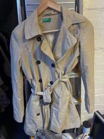 Trenchcoat jas benneton - maat 36, Ophalen, Gedragen, Maat 36 (S)