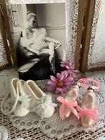 Twee paar kleine Brocante balletschoentjes, Ophalen of Verzenden