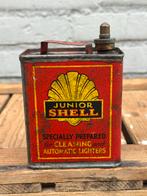 Vintage Shell Junior reclame blik, Ophalen, Gebruikt, ., Verpakking