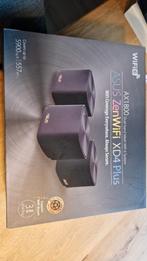 ASUS ZenWiFi XD4 Plus Mesh WiFi 6 System, Ophalen of Verzenden, Zo goed als nieuw, Router met modem, ASUS