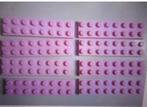 nr. 5488, 8 licht roze platte platen 2x8, Ophalen of Verzenden, Zo goed als nieuw, Complete set, Lego