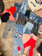 Meisje kleding pakket 19stuks (17jeans2jumpers) 92-98, Gebruikt, Ophalen of Verzenden, Maat 98