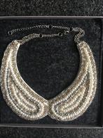 Aparte Opgewerkte Kraag/Ketting, Sieraden, Tassen en Uiterlijk, Kettingen, Ophalen of Verzenden, Zo goed als nieuw, Overige materialen