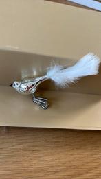 Kerstvogel op knijper zilver, Ophalen of Verzenden, Zo goed als nieuw