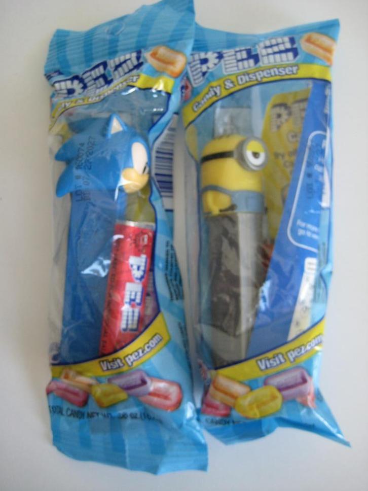 Pez Sonic + Minion NIEUW from the USA, Verzamelen, Poppetjes en Figuurtjes, Nieuw, Ophalen of Verzenden