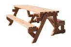 Inklapbare Picknicktafel Douglas hout in 3 maten, Nieuw, Ophalen of Verzenden, Inklapbaar, Rechthoekig