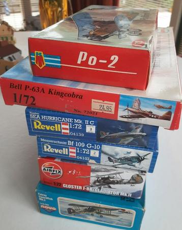 Pakket van 6 modellen in schaal 1/72 beschikbaar voor biedingen