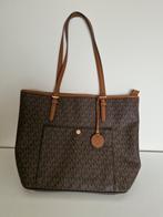 Michael Kors. BRUIN LEER, Ophalen, Zo goed als nieuw, Bruin, Handtas