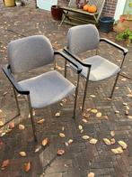 Twee vintage buisstoelen van Unic, Ophalen, Gebruikt, Eén, Stof