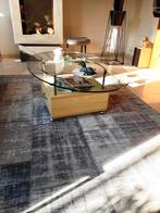Verrijdbare salontafel met tijdschriftenlade, Ophalen, Gebruikt, Glas