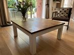 Landelijke salon tafel teak, Huis en Inrichting, Gebruikt, Vierkant, Minder dan 50 cm, 50 tot 100 cm