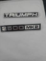 👉Triumph orginele type bordjes Triumph 2500MK, Ophalen of Verzenden, Nieuw, Triumph