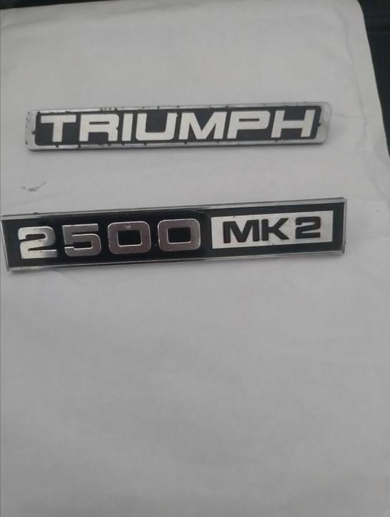 👉Triumph orginele type bordjes Triumph 2500MK, Auto-onderdelen, Klein materiaal, Triumph, Nieuw, Ophalen of Verzenden