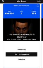 Kaartjes concert the weekend, Tickets en Kaartjes