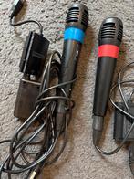 Karaoke Microfoons Set met USB Adapter, Ophalen of Verzenden, Gebruikt, Microfoon(s)