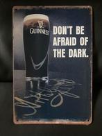 Guinness bier Bord 30 bij 20. Metaal. Mancave, Verzamelen, Merken en Reclamevoorwerpen, Reclamebord, Ophalen of Verzenden, Zo goed als nieuw