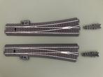Märklin H0 C-spoor / 24711 & 24712 Slanke wissels Electrisch, Gebruikt, Gelijkstroom, Rails, Ophalen of Verzenden