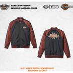 HARLEY 120TH ANNIVERSARY SOUVENIR BOMBER JACKET. NW, XL, Motoren, Ophalen of Verzenden, Nieuw met kaartje, Jas | textiel