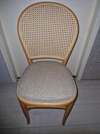 Riet/rotan stoelen mooie vintage set merk MANOU kwaliteit, Huis en Inrichting, Stoelen, Riet of Rotan, Vier, Zo goed als nieuw