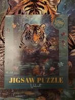 Legpuzzel AVEC Tijger met fluweel 1000 st zgan, Ophalen, Zo goed als nieuw