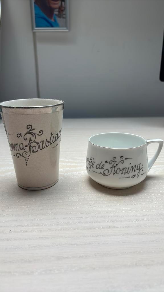 Selb bavaria beker en mok, Antiek en Kunst, Antiek | Servies los, Ophalen of Verzenden