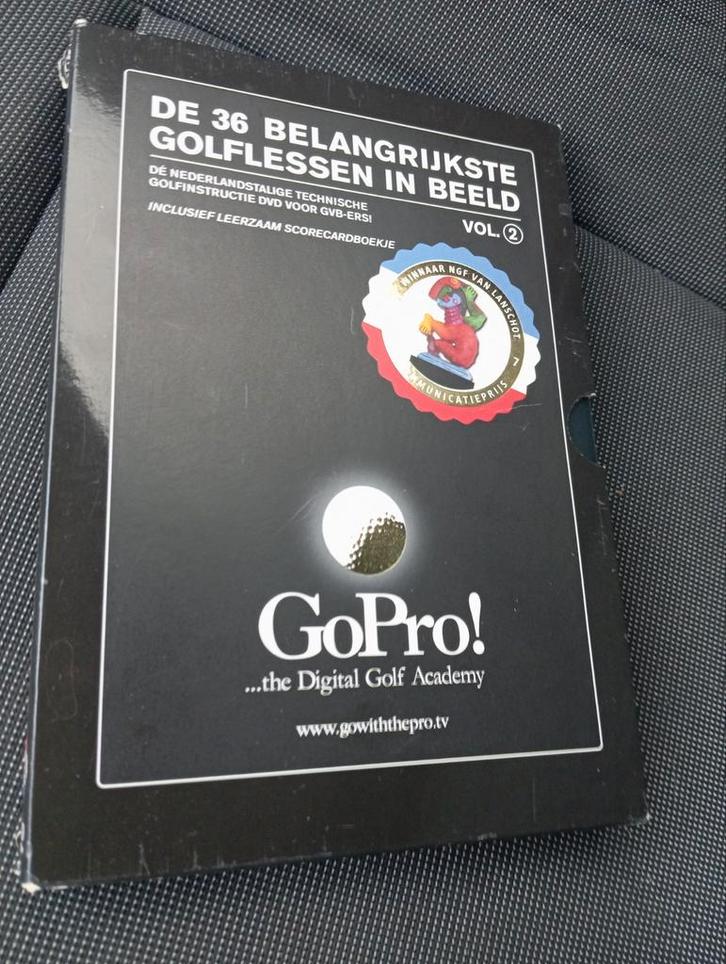 GoPro! Golf DVD - Verbeter je spel!, Cd's en Dvd's, Dvd's | Documentaire en Educatief, Zo goed als nieuw, Ophalen of Verzenden