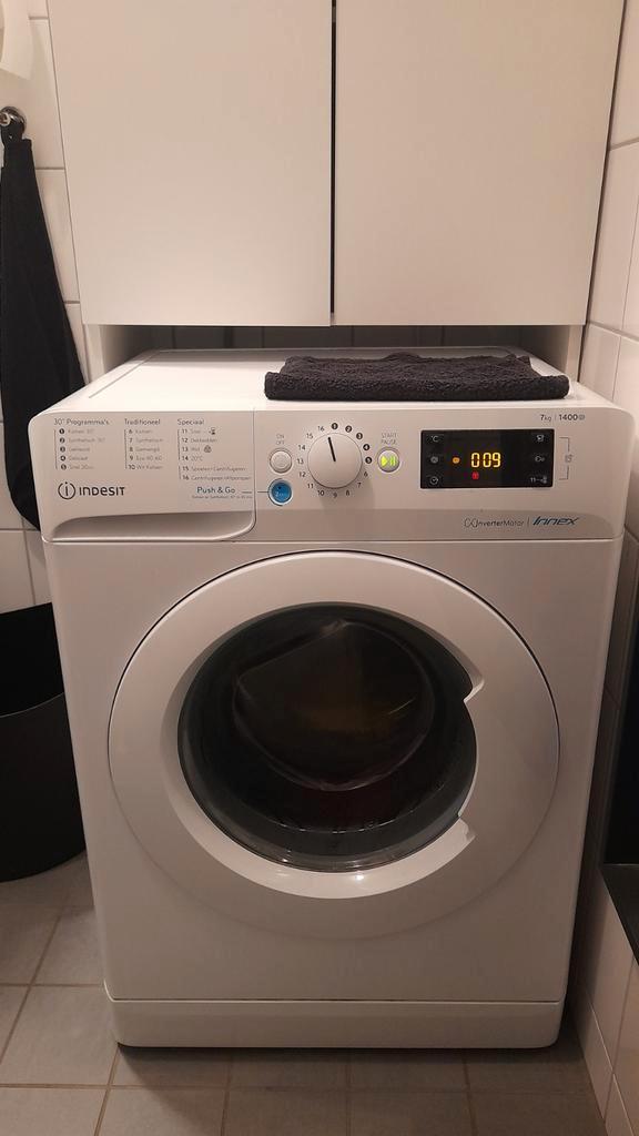 Indesit Wasmachine - 7kg, 1400 toeren, Witgoed en Apparatuur, Wasmachines, Ophalen of Verzenden